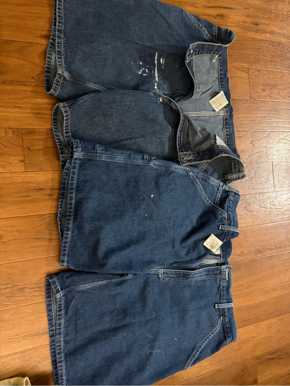 Carhartt Men's Dark Blue Denim Work Shorts